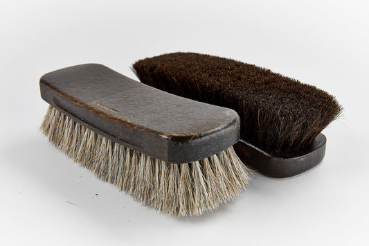 Large 100% Horsehair Shoe Brush