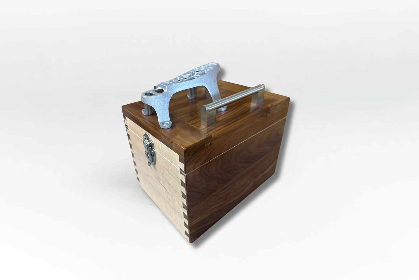 George's Large Walnut & Maple Mixed Hinge